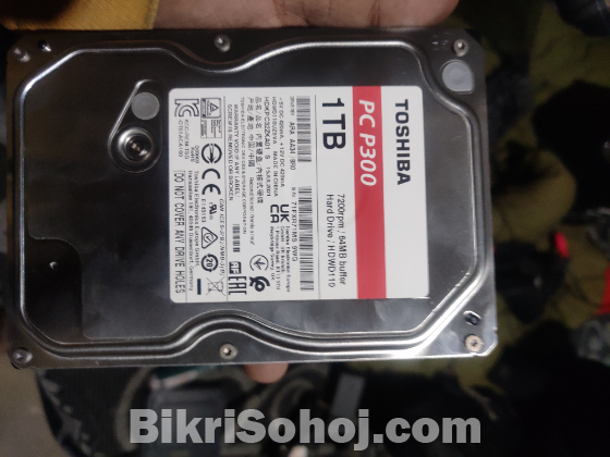 Toshiba HDD 1TB New condition